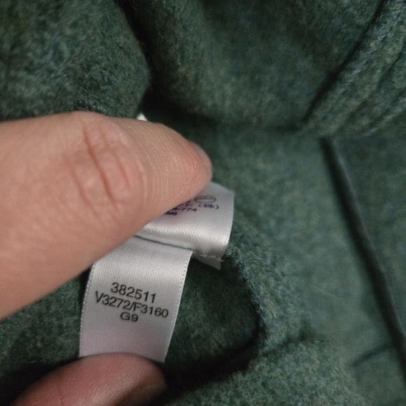 Lands End Green Wool Jacket/Blazer size 14 - Picture 7 of 7